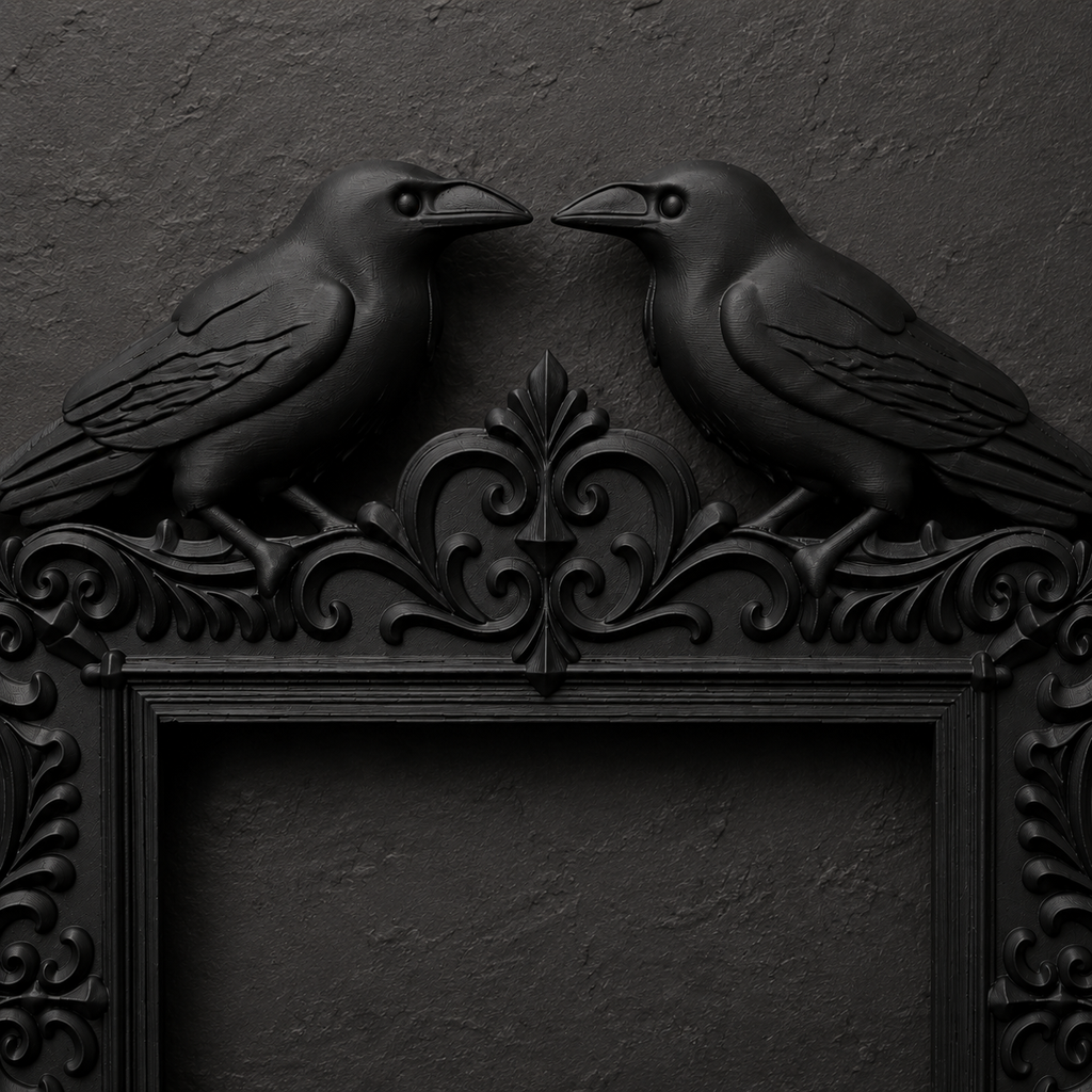 The Unkindness — Twin Raven Photo Frame by Gremlin Relics
