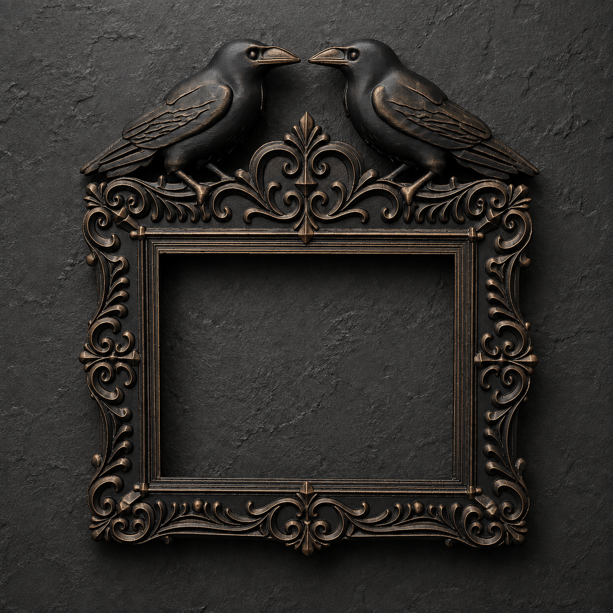 The Unkindness — Twin Raven Photo Frame by Gremlin Relics